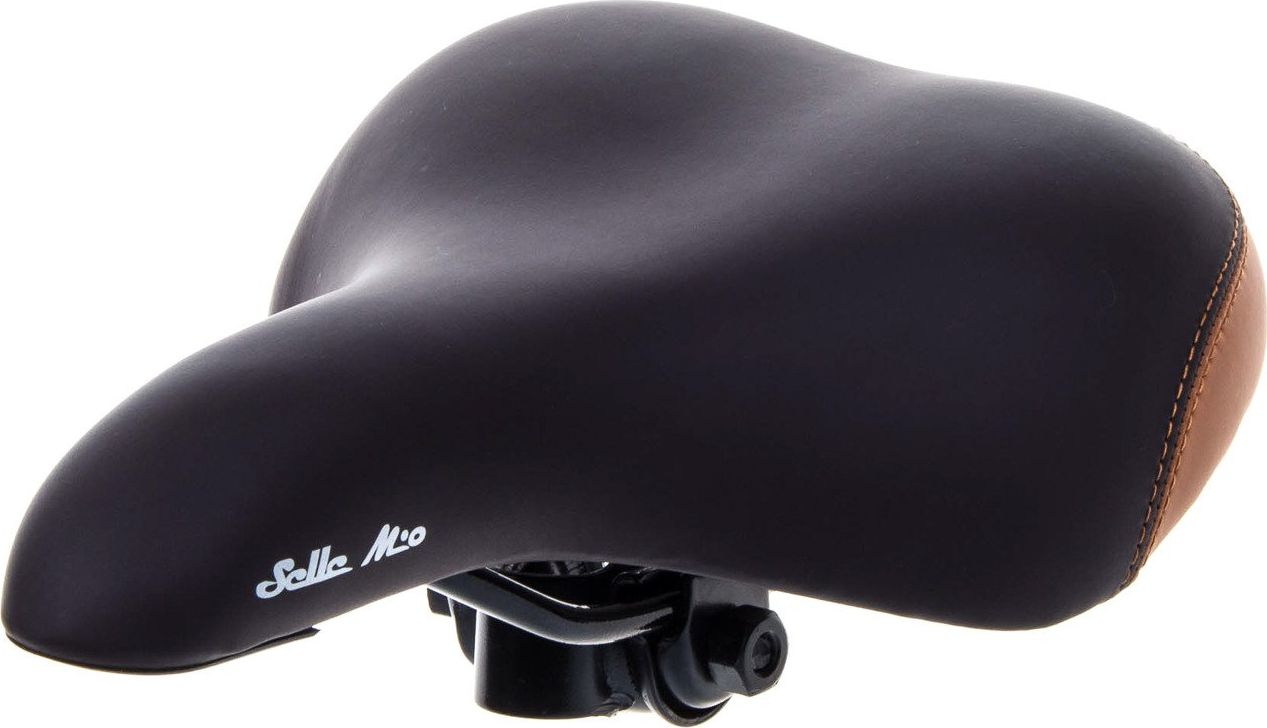 Selle Mio Siodło City Selle Mio SM-1125 ciemny brąz-jasny brąz Uniwersalny