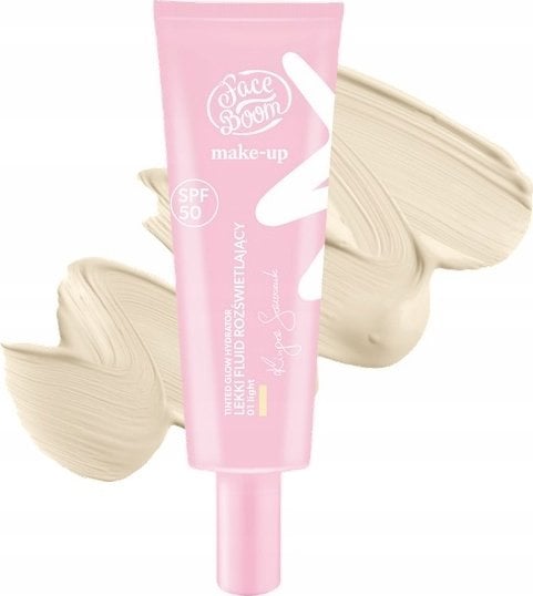 FACE BOOM_Make-Up Tinted Glow Hydrator lekki fluid rozświetlający 01 30g