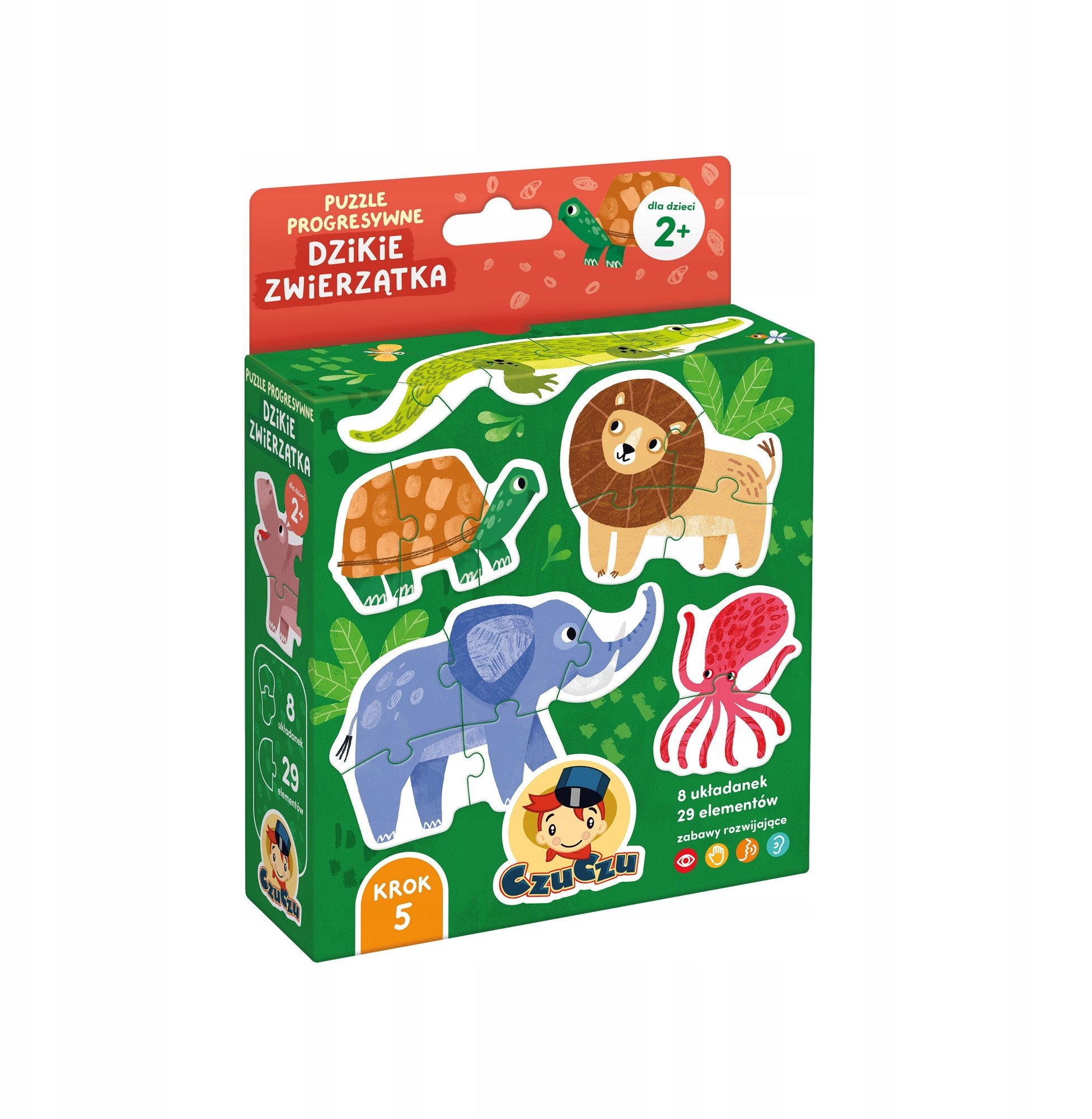 CzuCzu Puzzle progresywne Dzikie zwierzątka 94171