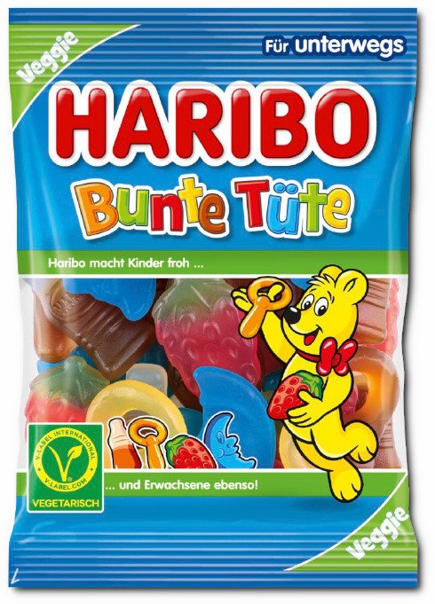 Żelki Bunte Tute 100g - Haribo