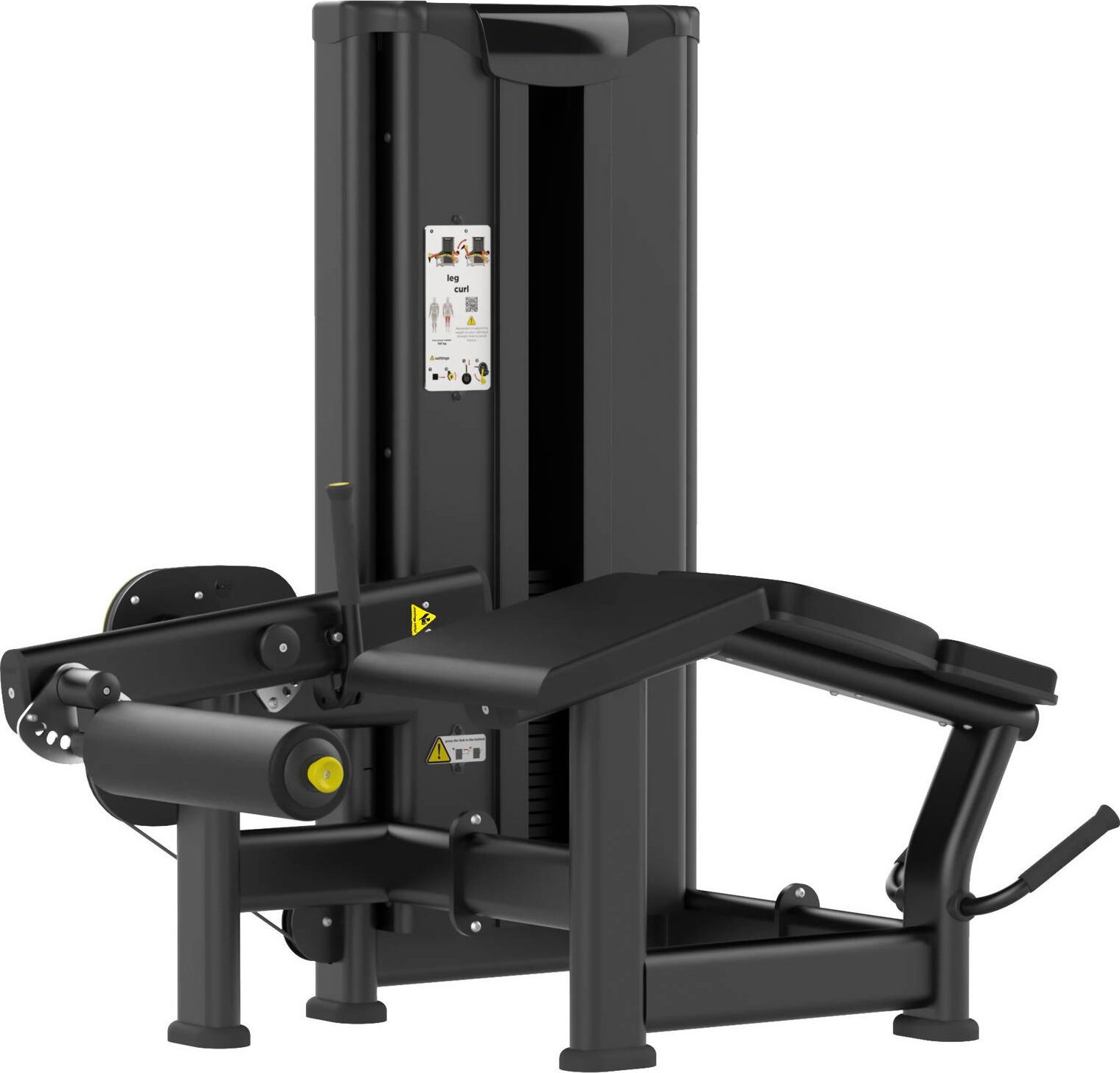 UnderFit Maszyna siłowa do ćwiczeń mięśni dwugłowych uda w pozycji leżącej UF11088 UNDERFIT