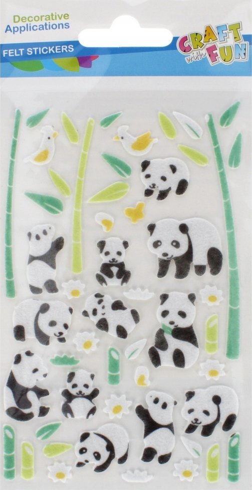 Craft with Fun OZDOBA DEK FILC PANDA SPRZYL CF PBH 24/288