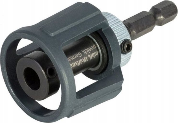 Wolfcraft Uchwyt końcówek z regulowanym ogranicznikiem głębokości. Wolfcraft