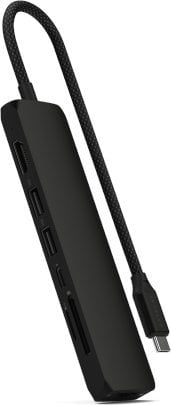 Adapter Satechi 7-in-1 Slim Multiport with Ethernet USB-C / 2x USB-A, USB-C PD, HDMI 4K, Ethernet, Micro/SD