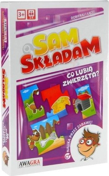 Artyk Gra edukacyjna.Sam składam - Co lubią zwierzęta