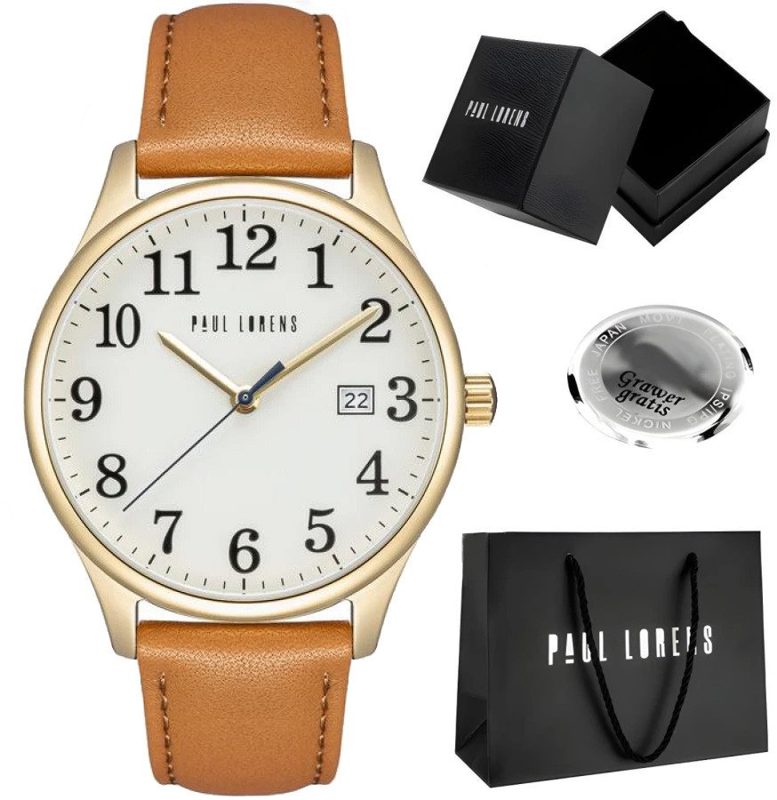 Zegarek męski Paul Lorens LUCAS-PROF Z GRAWEREM