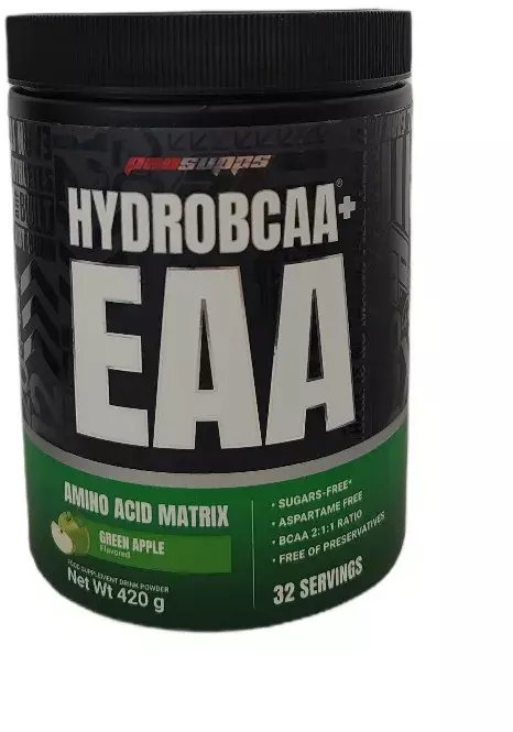 PROSUPPS HydroBCAA + EAA, Green Apple, Proszek, 420g