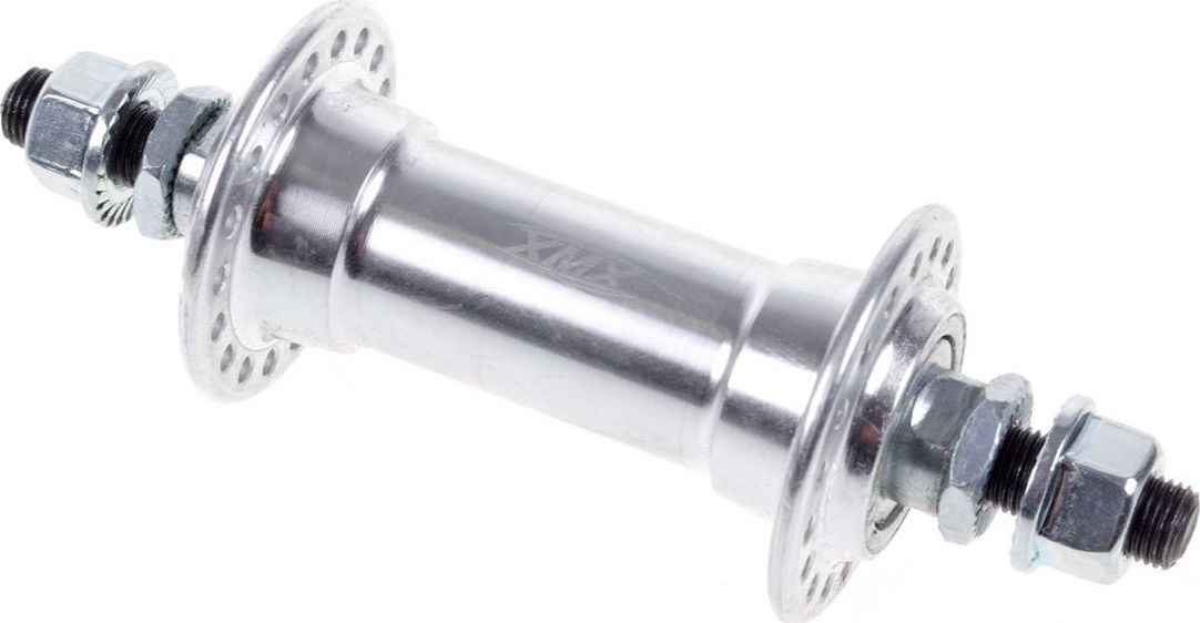 XMX Piasta przód aluminiowa XMX-A201F 36 otworów 3/8?*14G*36H*100*140 srebrna Uniwersalny