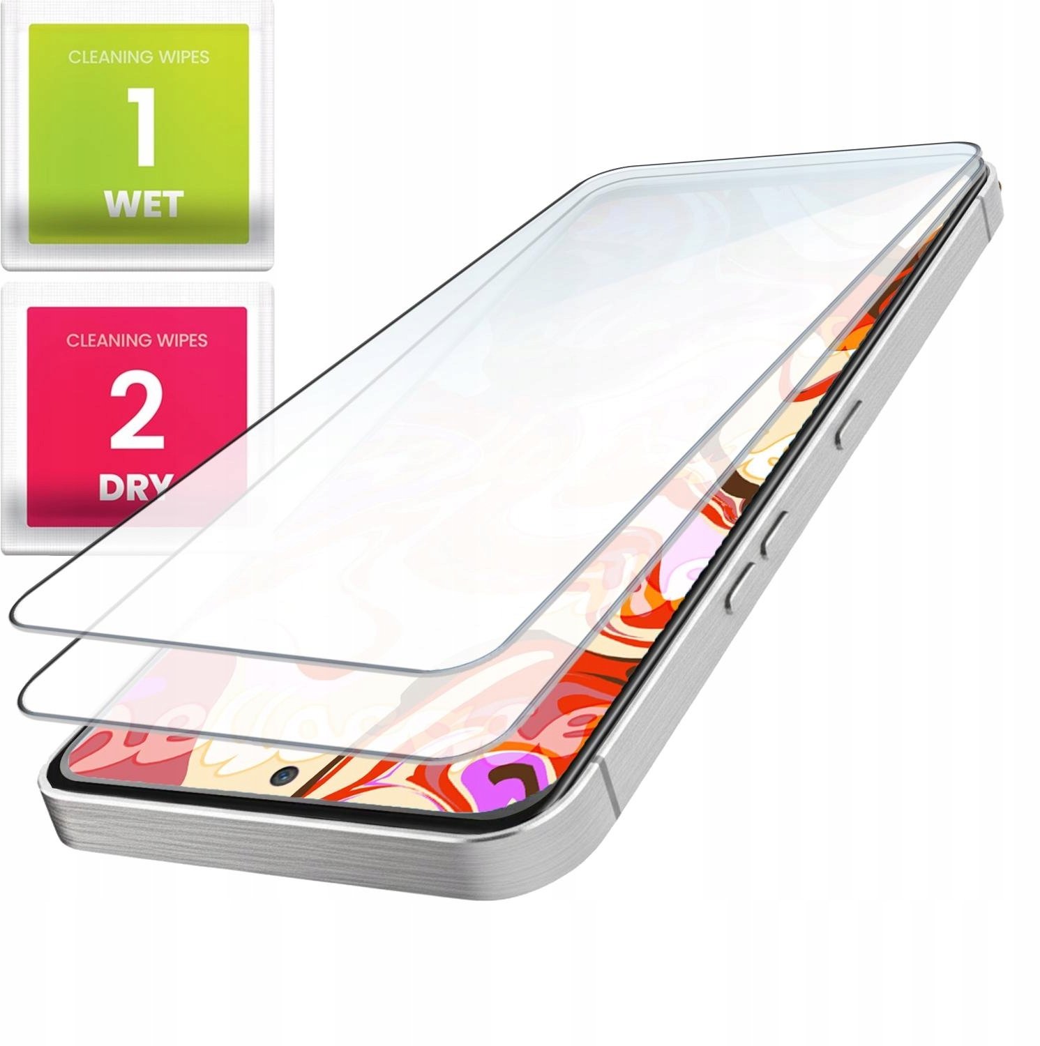 2-PAK Szkło Hartowane Do Realme 14 Pro 5G (Płaskie, 2.5D, Szybka, 9H)