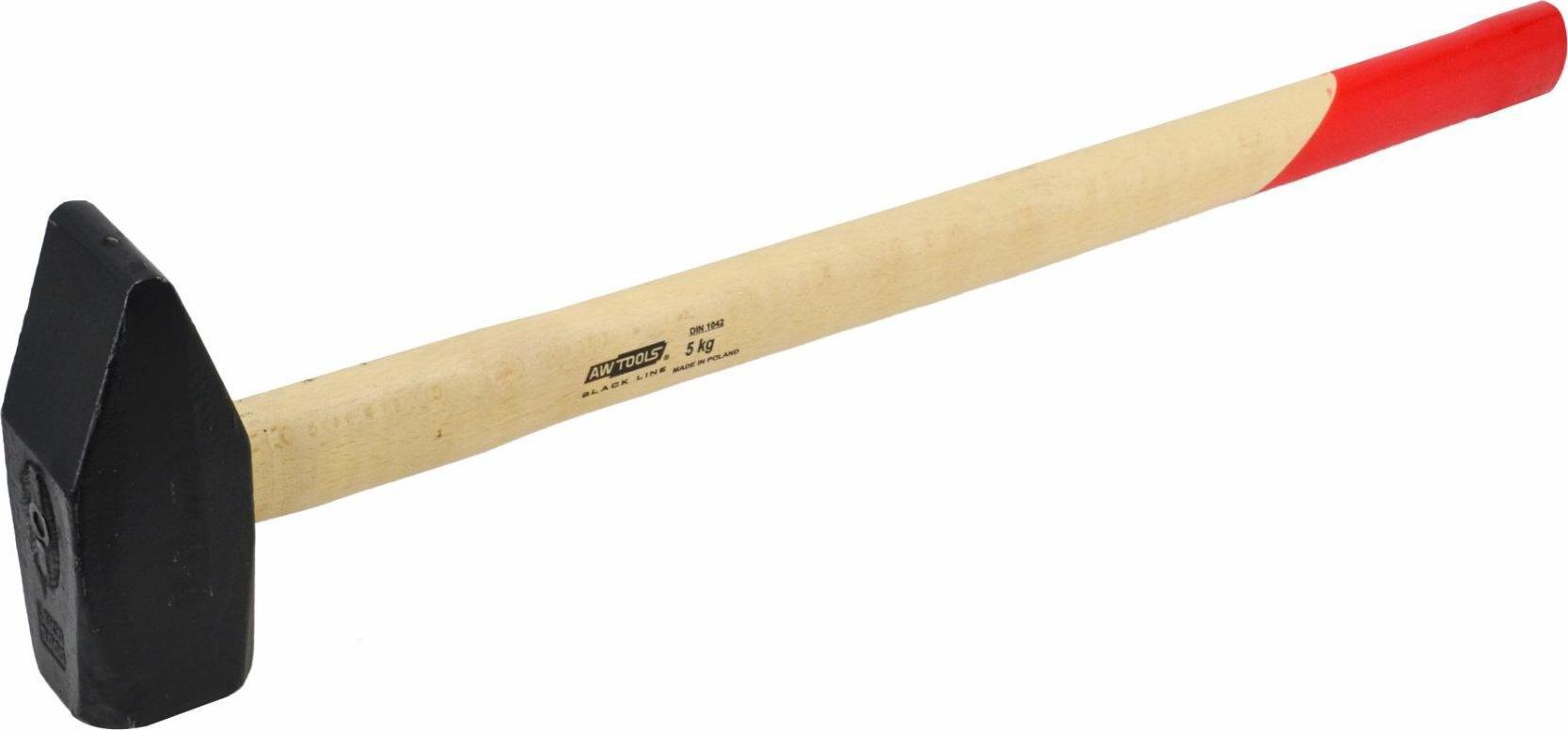 AWTools AWTOOLS MŁOTEK KOWALSKI 5,0 kg TRZONEK DREWNIANY BLACK LINE AW32043BL