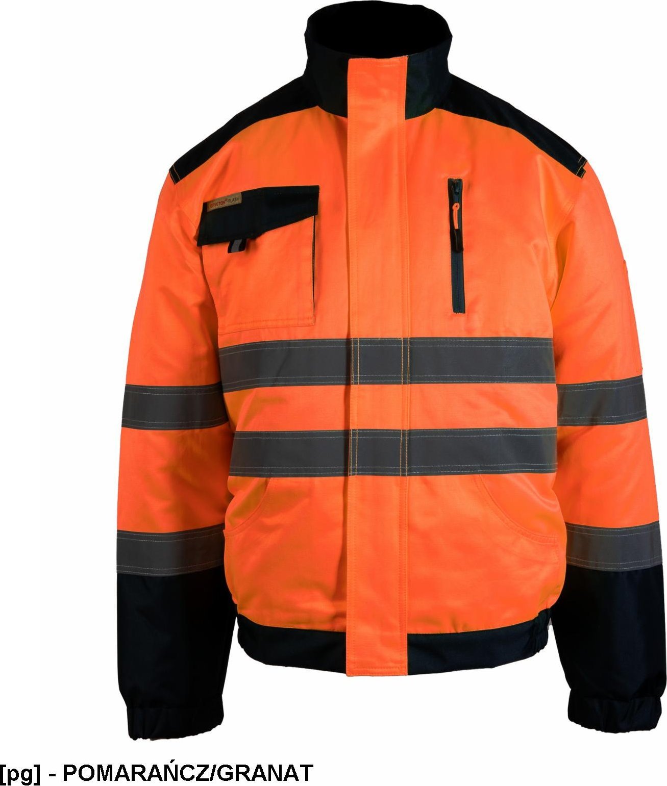 Polstar AFBL - BRIXTON FLASH BLUZA WSTAWKA/GRANAT KAT.II KL. 2, BAWEŁNA/POLIESTER (55% /45%), POLIESTER/BAWEŁNA (80%/20%), - POMARAŃCZ/GRANAT 32