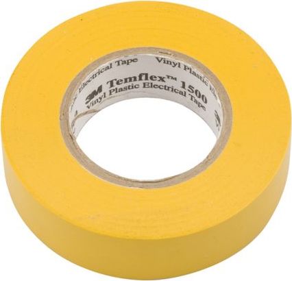 3M Taśma izolacyjna 19mm x 20m PVC Temflex 1500 żółta DE272951125/7000062294