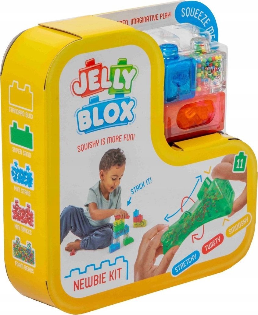 Goliath GOLIATH Miękkie klocki Pierwszy zestaw Newbie Kit Jelly Blox 316911