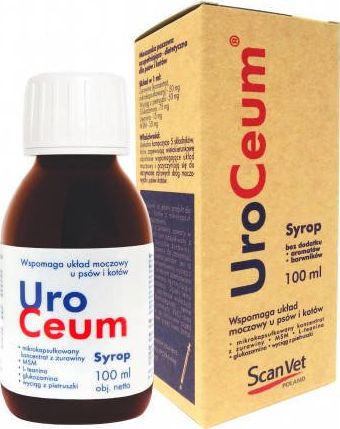 ScanVet UroCeum - Mieszanka paszowa uzupełniająca dietetyczna dla psów i kotów 100ml