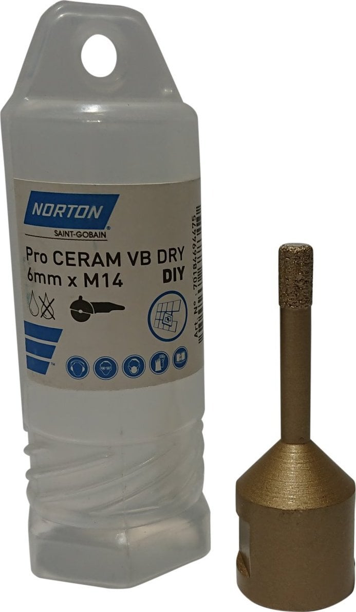 Norton Clipper Wiertło koronowe - otwornica CLASSIC VB 6mm