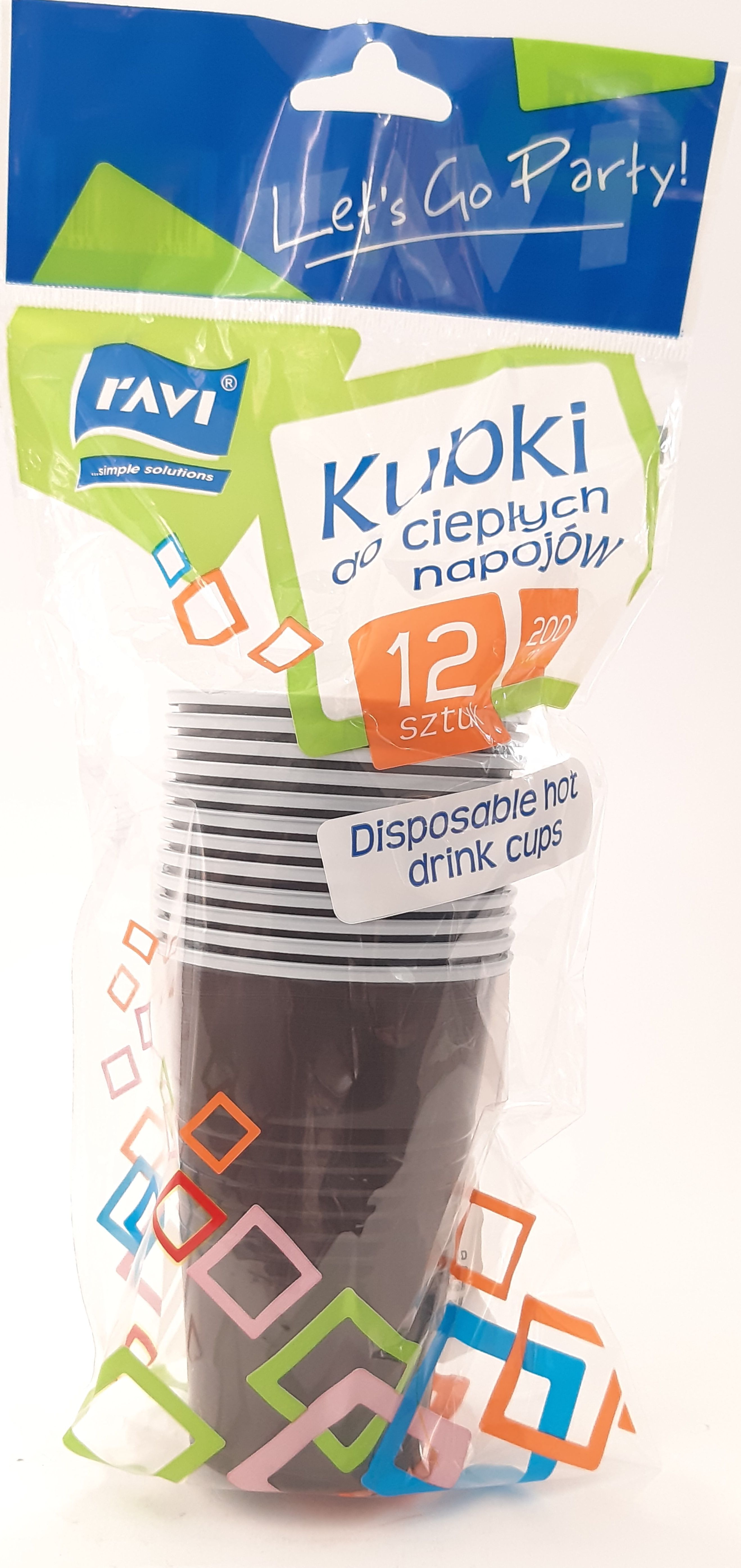 Ravi Kubki d/ciepłych napojów 200ml, 12szt.