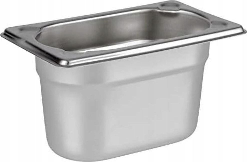 APS GN 1/9 Behälter (B)176 x (T)108 x (H)100 mm aus rostfreiem Chrom-Nickel-Edelstahl mit elektrolythisch - 1 Stück (81504)