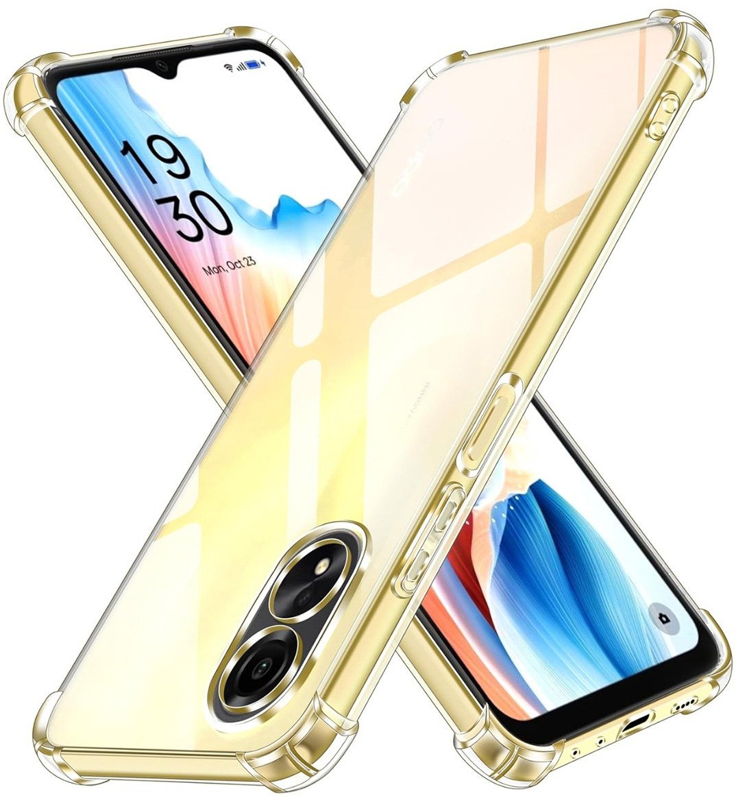 Etui Flexair Pro do Oppo A38, Przezroczyste