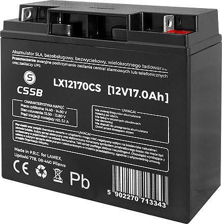 CSSB Akumulator żelowy 12V 17Ah