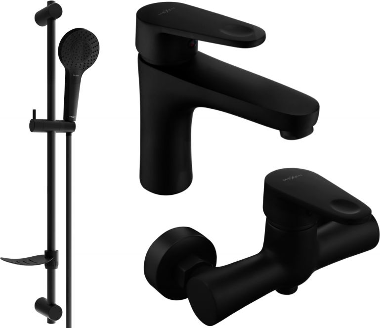 Mexen Mexen Kama DF05 zestaw prysznicowy, czarny - 72504DF05-70