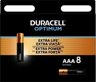 Duracell Bateria Alkaliczna Duracell OPTIMUM AAA 8szt. [334|6]