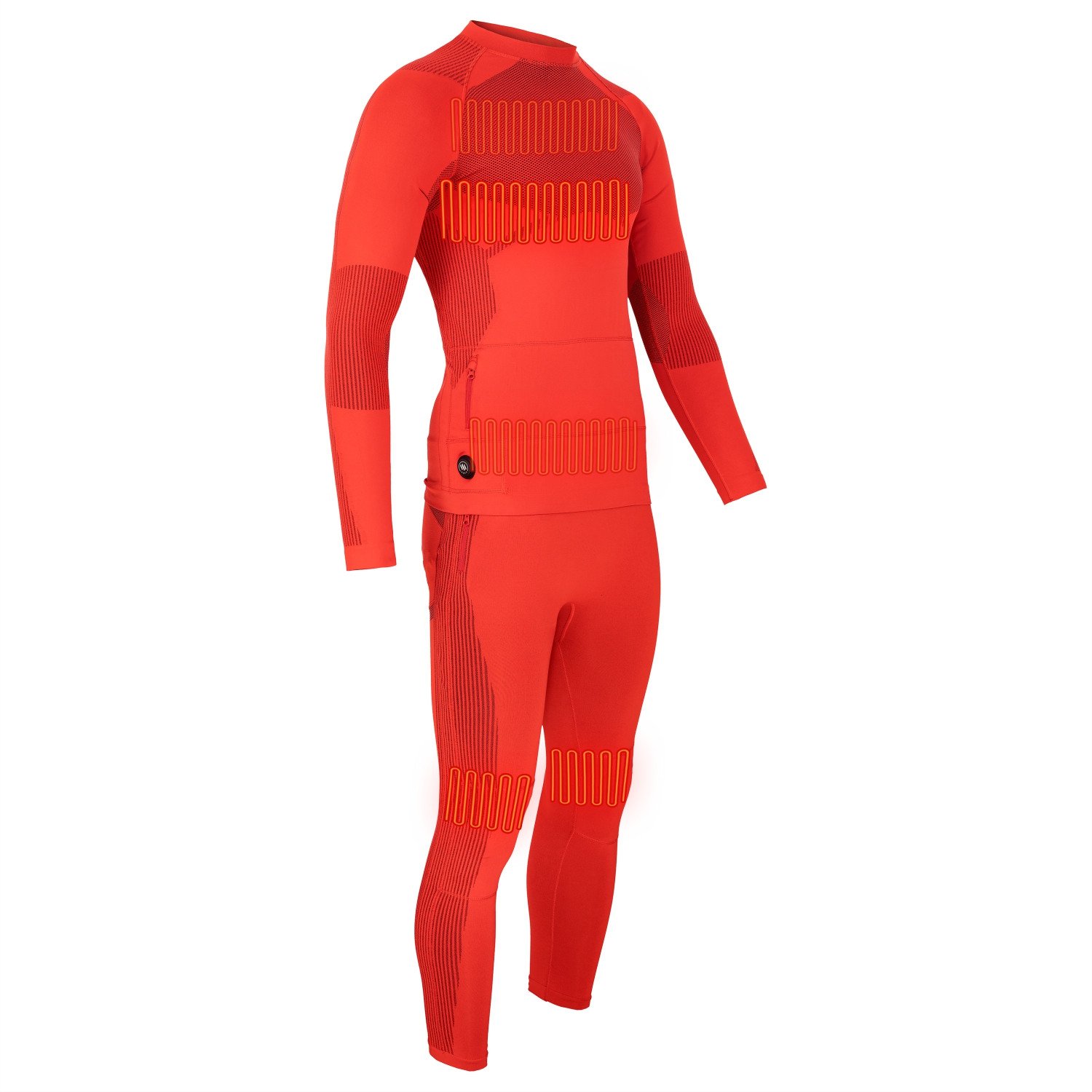 Glovii Zestaw bielizny termoaktywnej czerwony r. M