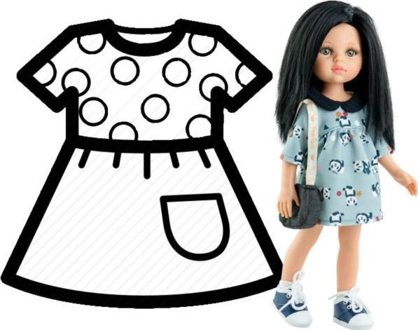 paola reina PAOLA REINA Ubranko dla lalek 32 cm 54482