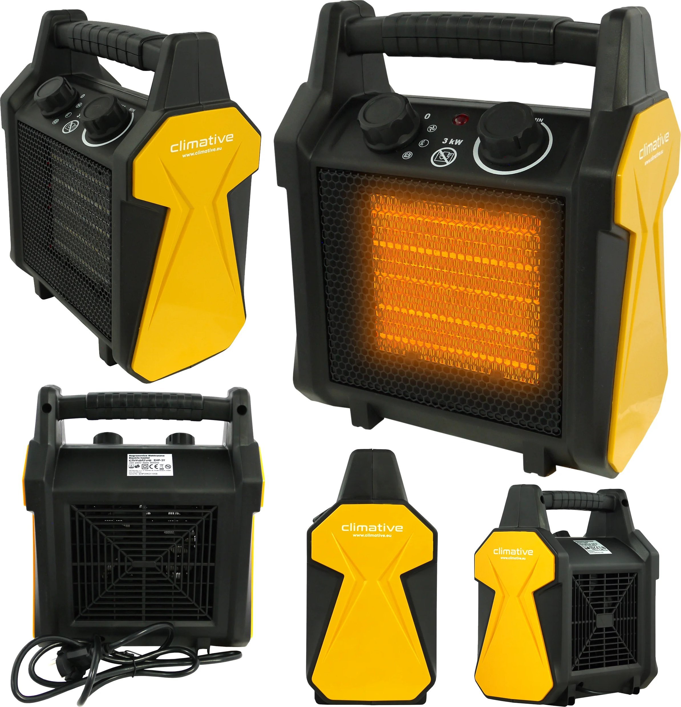 CLIMATIVE Nagrzewnica elektryczna PTC Climative EHP-3Y 3kW