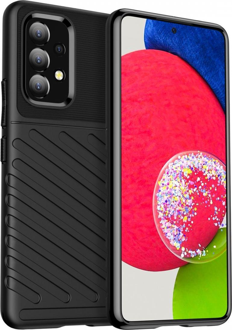 Hurtel Thunder Case elastyczne pancerne etui pokrowiec Samsung Galaxy A53 5G niebieski