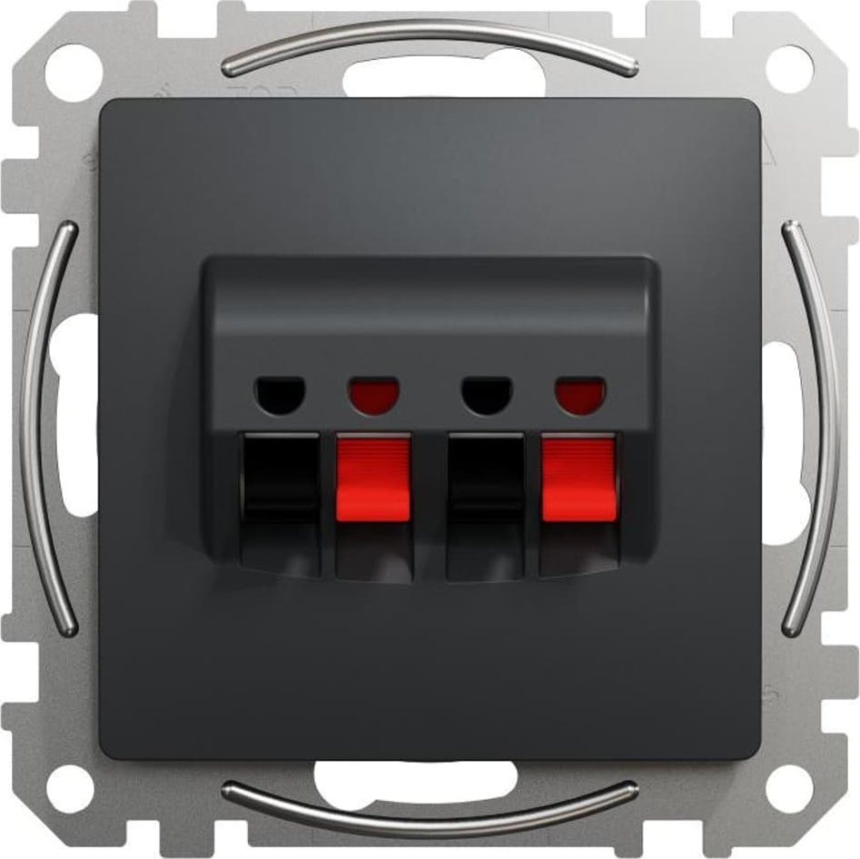 Schneider Electric Sedna Design Gniazdo 2x głośnikowe antracytowe SDD114411