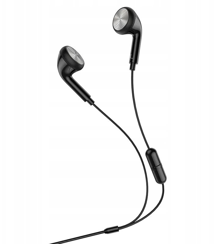 Słuchawki przewodowe douszne Jack 3,5 mm Hoco M73 czarne