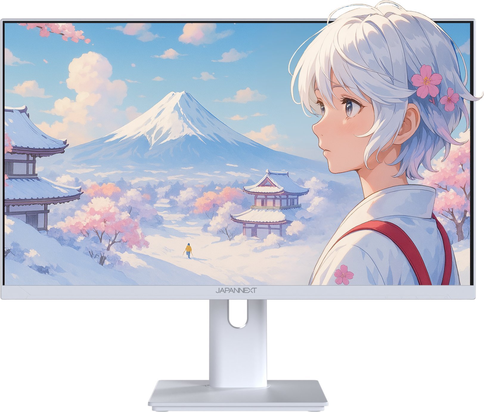 Monitor Samsung JAPANNEXT 60,5cm JN-I238FHD120F-HSP-W 16:9 HDMI biały FHD