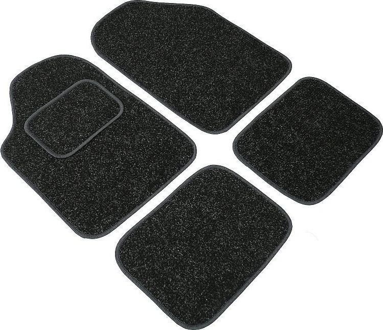 Carcommerce DYWANIKI MATERIAŁ. CZARNO-SZARE"CLASSIC"