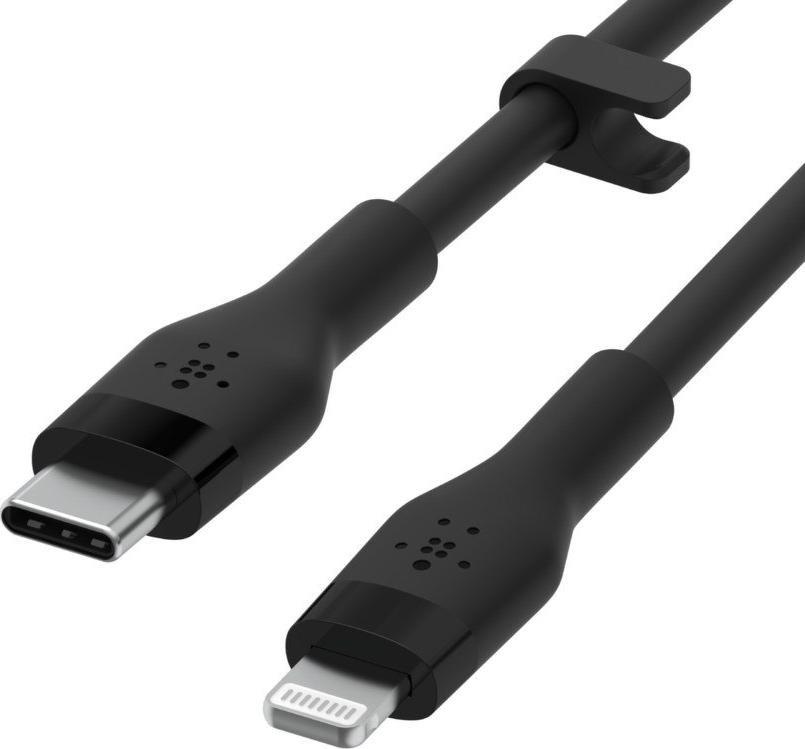 Kabel USB Belkin USB-C - Lightning 3 m Czarny (CAA009BT3MBK)