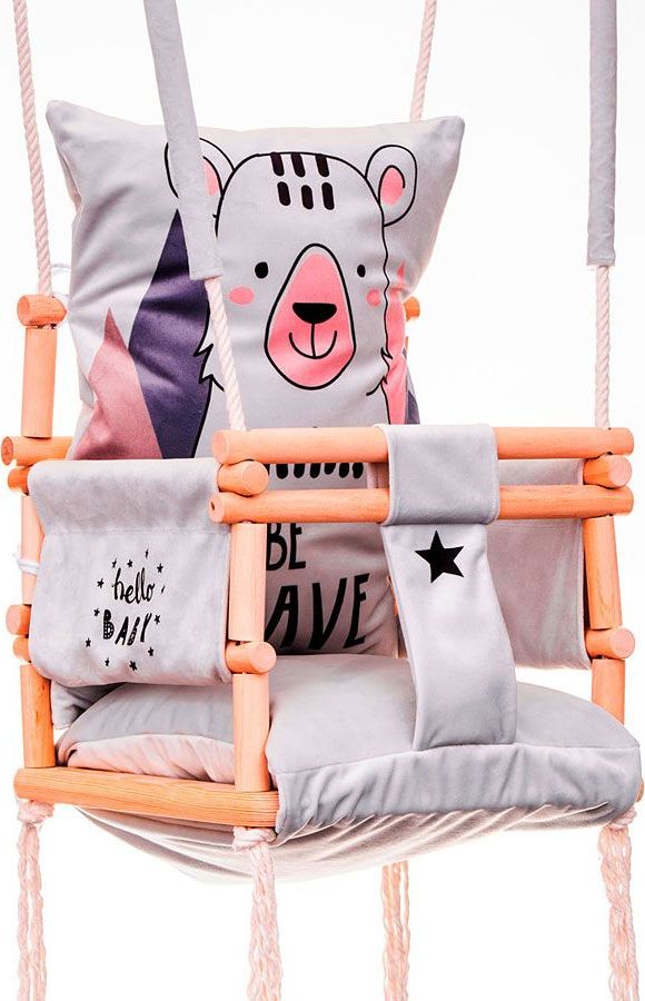 Huśtawka Elior Huśtawka kubełkowa Alwa 3w1 - miś (E11331)