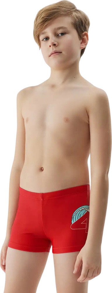 Spodenki kąpielowe dla chłopca 4F M036 czerwone 4FJWSS25USWTM036 62S 122-128cm