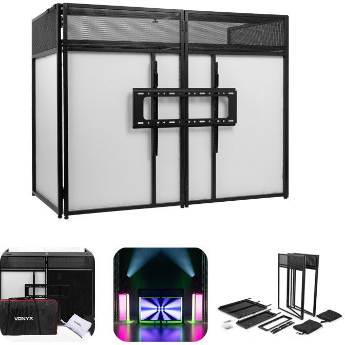 Pulpit DJ-Booth Pro z uchwytem na TV DB6 Vonyx one size