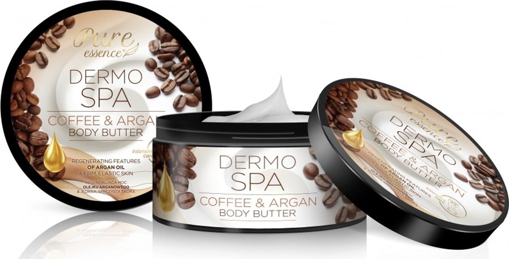 Revers Pure Essence Dermo Spa Regenerujące Masło do ciała Coffee & Argan 200ml