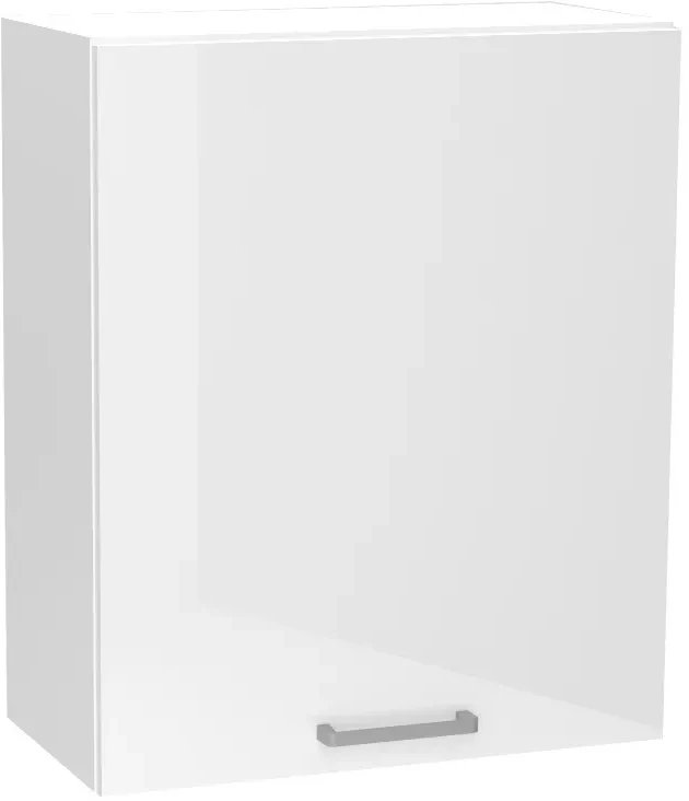 Szafka kuchenna wisząca z ociekaczem 60 VITA W60SU P/L biała połysk STOLKAR