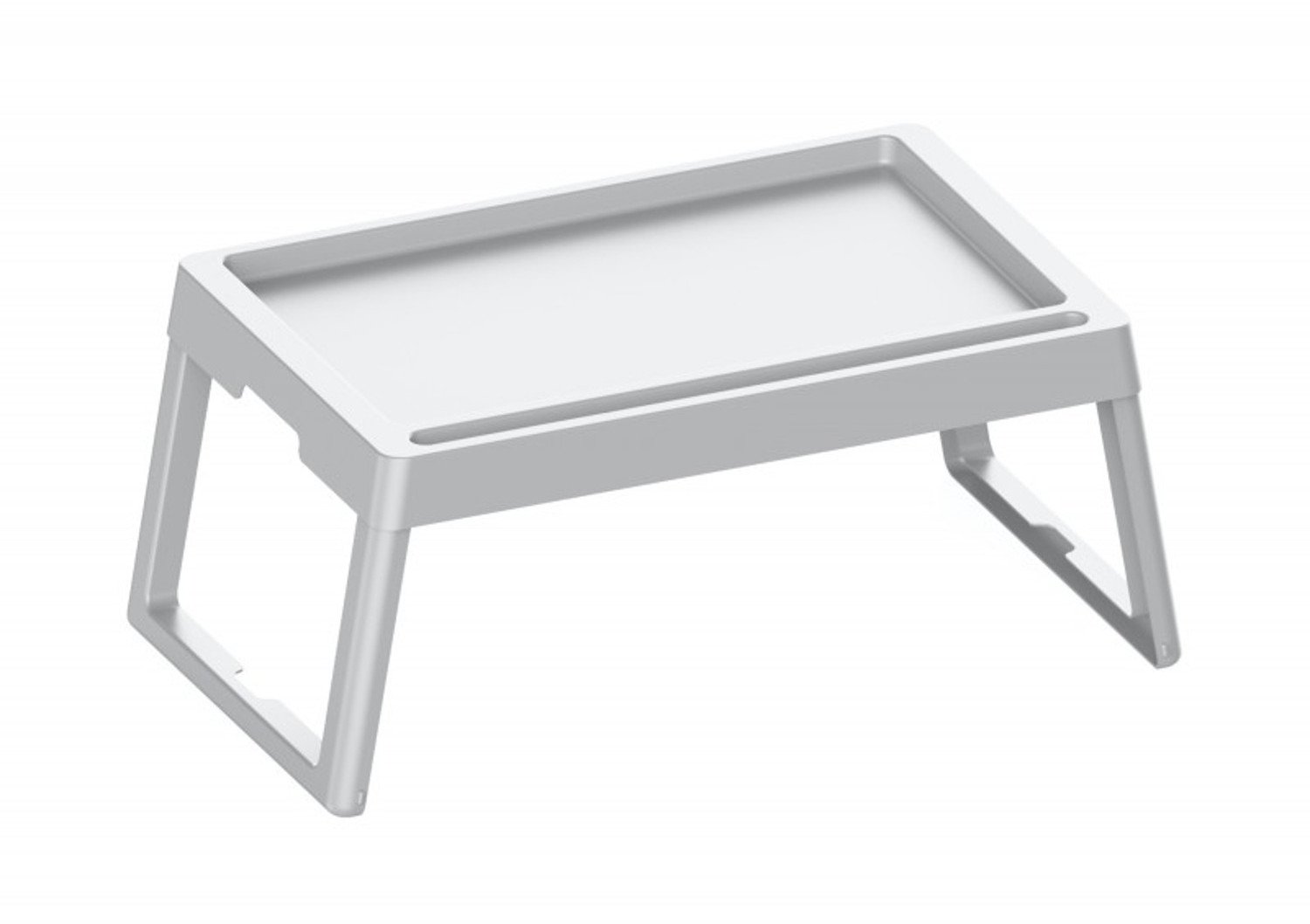Stolik składany do łóżka - biały