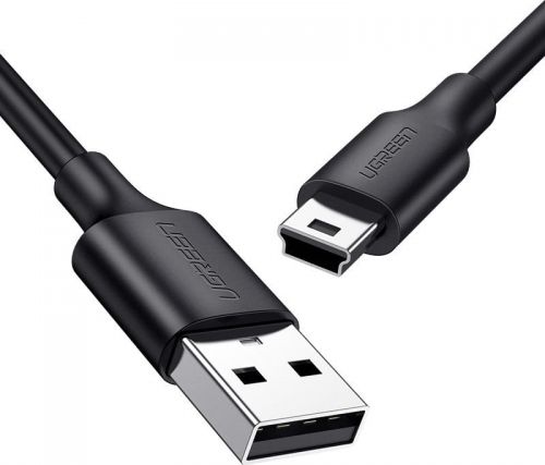 Kabel USB Ugreen USB-A - miniUSB 2 m Czarny (30472)