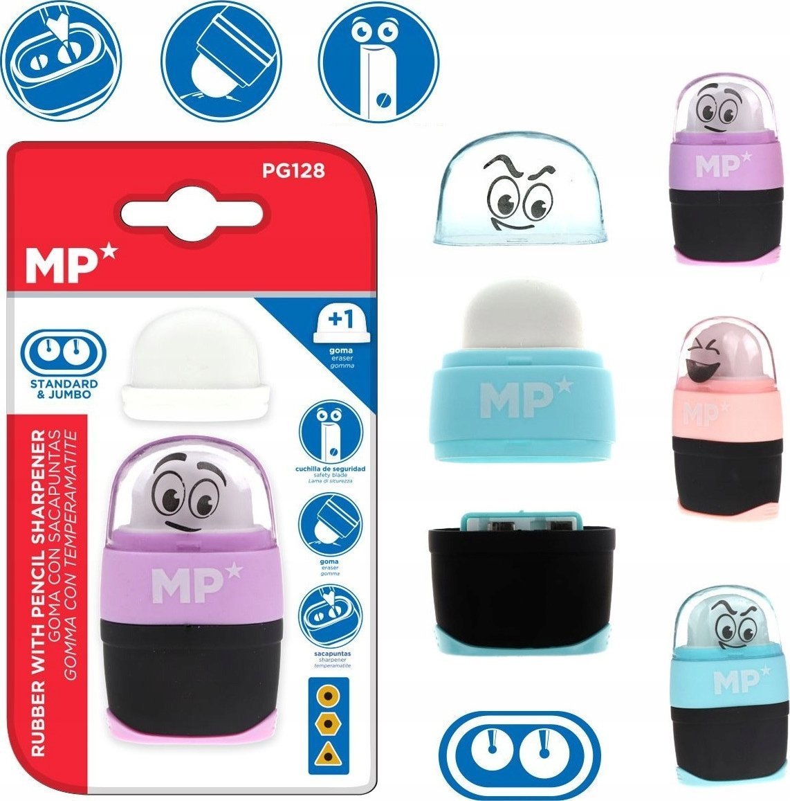 Teka Temperówka z gumk± MIX