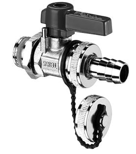 Schell Kurek kulowy spustowo-napełniający z pokrętłem dźwigniowym 1/2" chrom 139940399