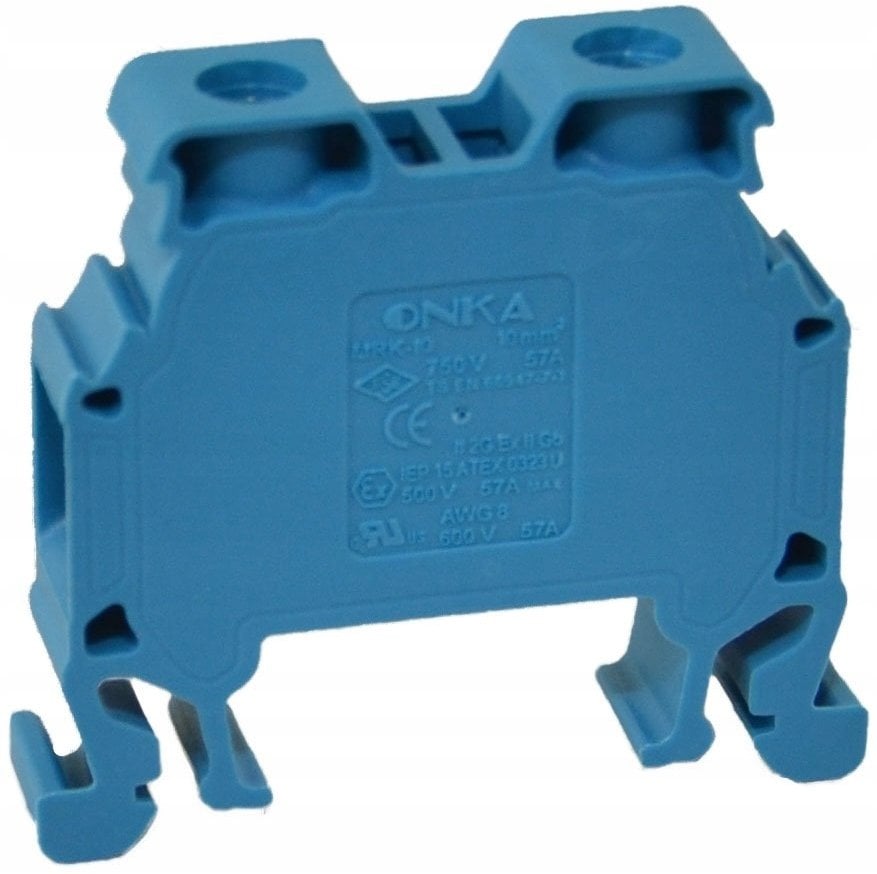 Złączka uniweralna śrubowa MRK 10mm2 niebieska, T0-1045-1010045