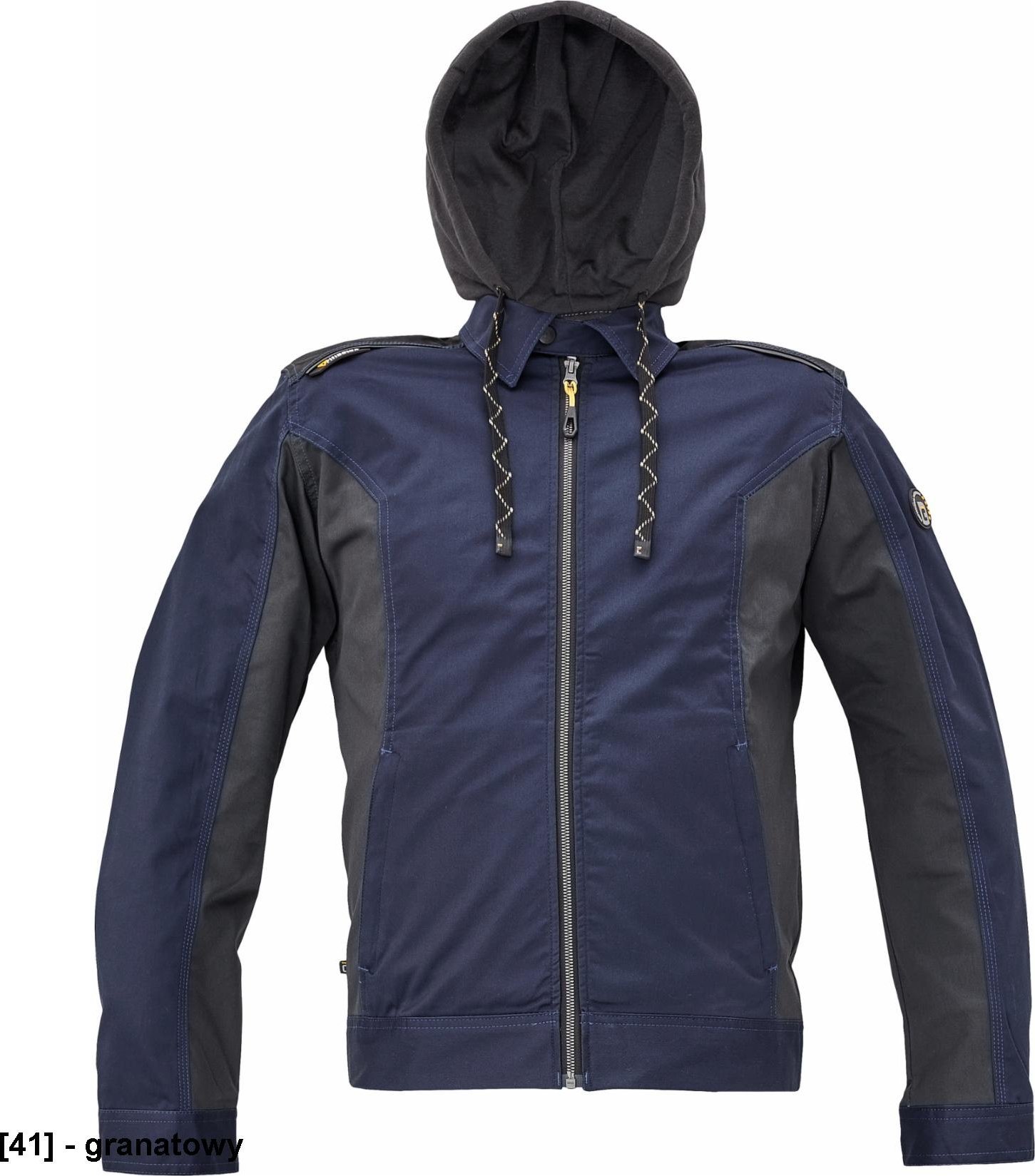 CERVA DAYBORO kurtka - męska, odczepiany kaptur, odblaskowe elementy, 100 % TRIFIBETEX - ciemnobrązowy 50