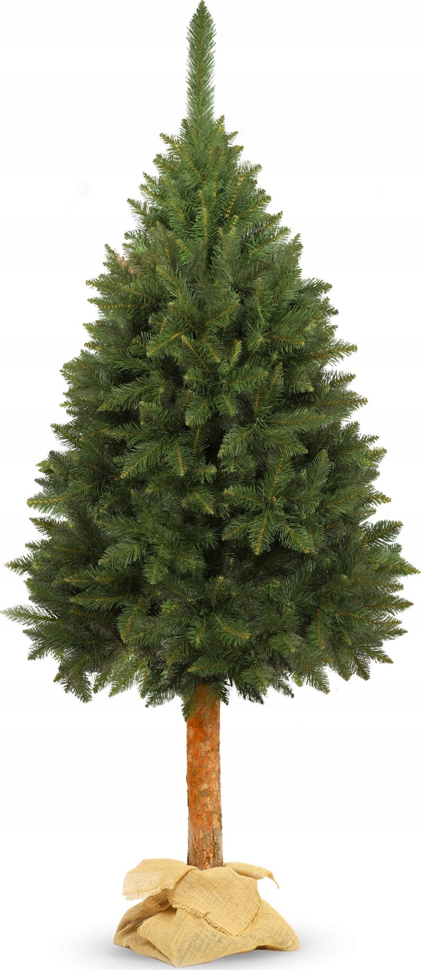 Kadax Choinka sztuczna 220 cm Świerk Na Pniu Naturalny