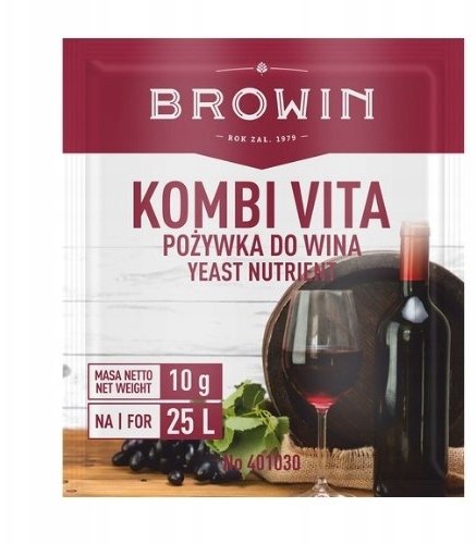 POŻYWKA DO DROŻDŻY KOMBI VITA 10g DO WINA