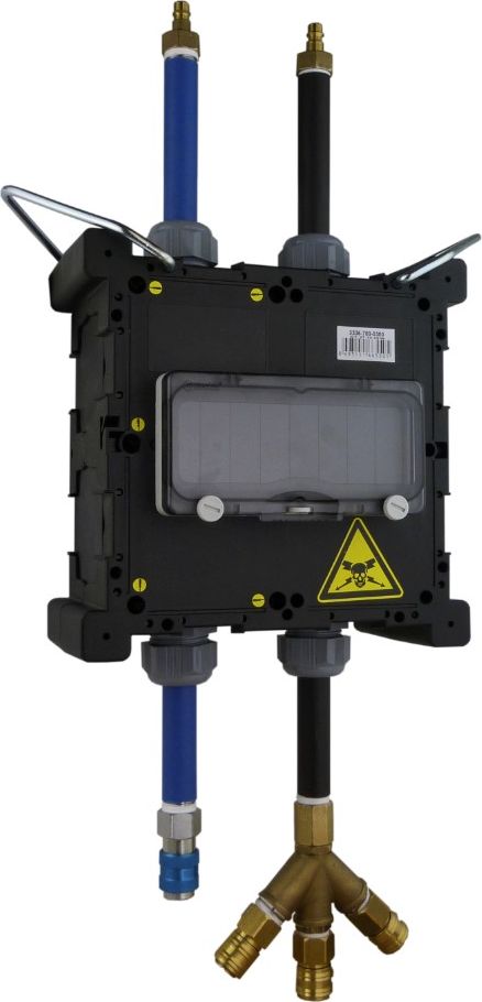 Doktorvolt Rozdzielnica wisząca elektropneumatyczna z przyłączem hydraulicznym i okienkiem rewizyjnym Minibox złącze pneumatyczne TpE 5505