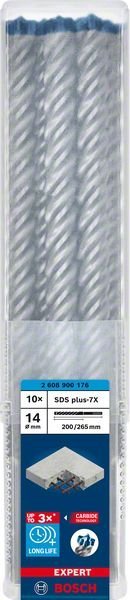 Wiertło Bosch Bosch Expert hammer drill SDS-plus-7X, 14mm, 10 pieces (working length 200mm)