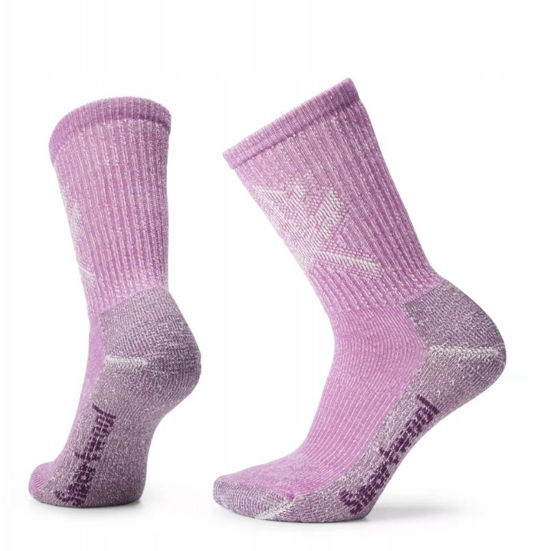 Smartwool W'S Hike Classic Edition Light Cushion Leaf Pattern Crew Socks, A22, M